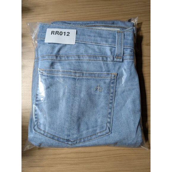 Rag & Bone Jeans Womens 25 Light Wash Skinny Raw Hem - Picture 10 of 10
